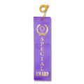 2"x8" Special Award Stock Award Ribbon W/ Trophy Image (Carded)